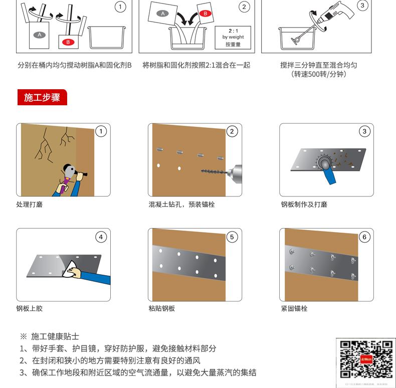 包钢南雄粘钢加固施工过程